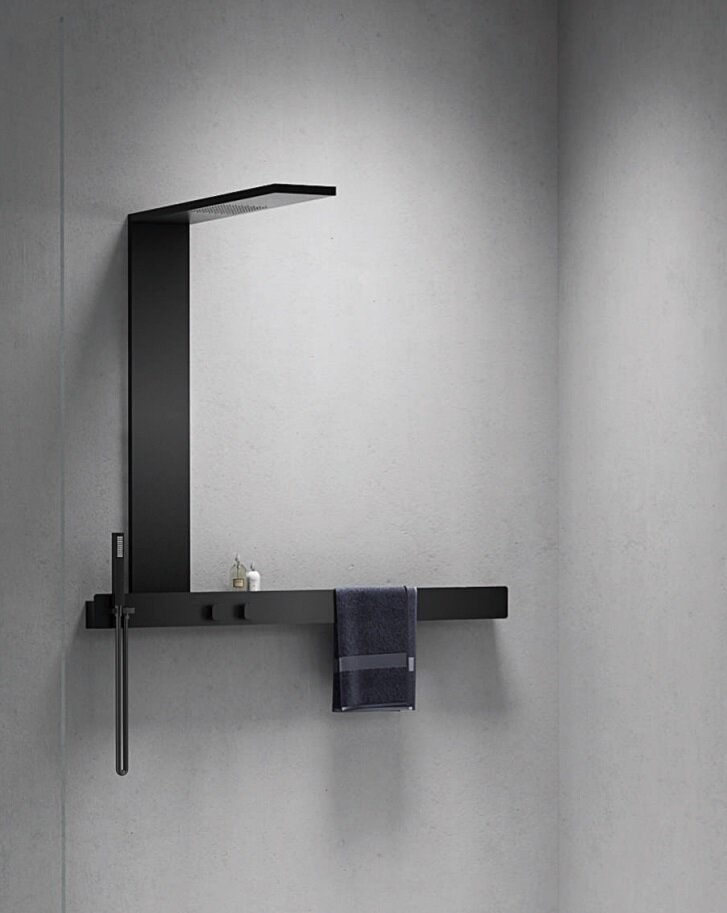 фото Душевая панель Cerutti Spa SIMONA B CT9660 цвет черный