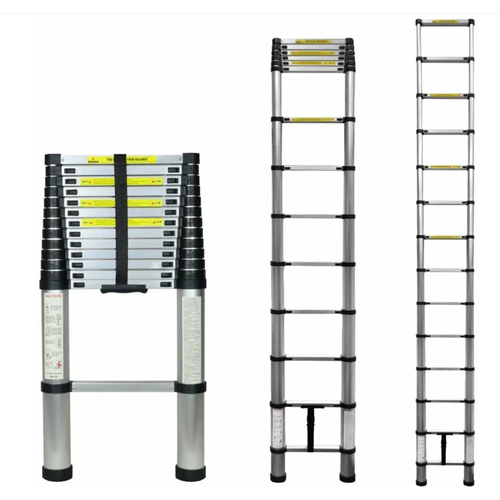 Телескопическая лестница МИ 3.2м 11 ступеней