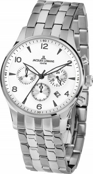 Мужские часы Jacques Lemans 1-1654ZF с гарантией