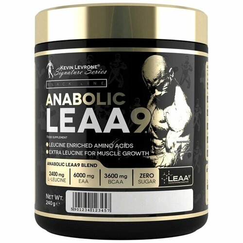 фото Анаболик levrone anabolic bcaa leaa9 240 г питахайя kevin levrone