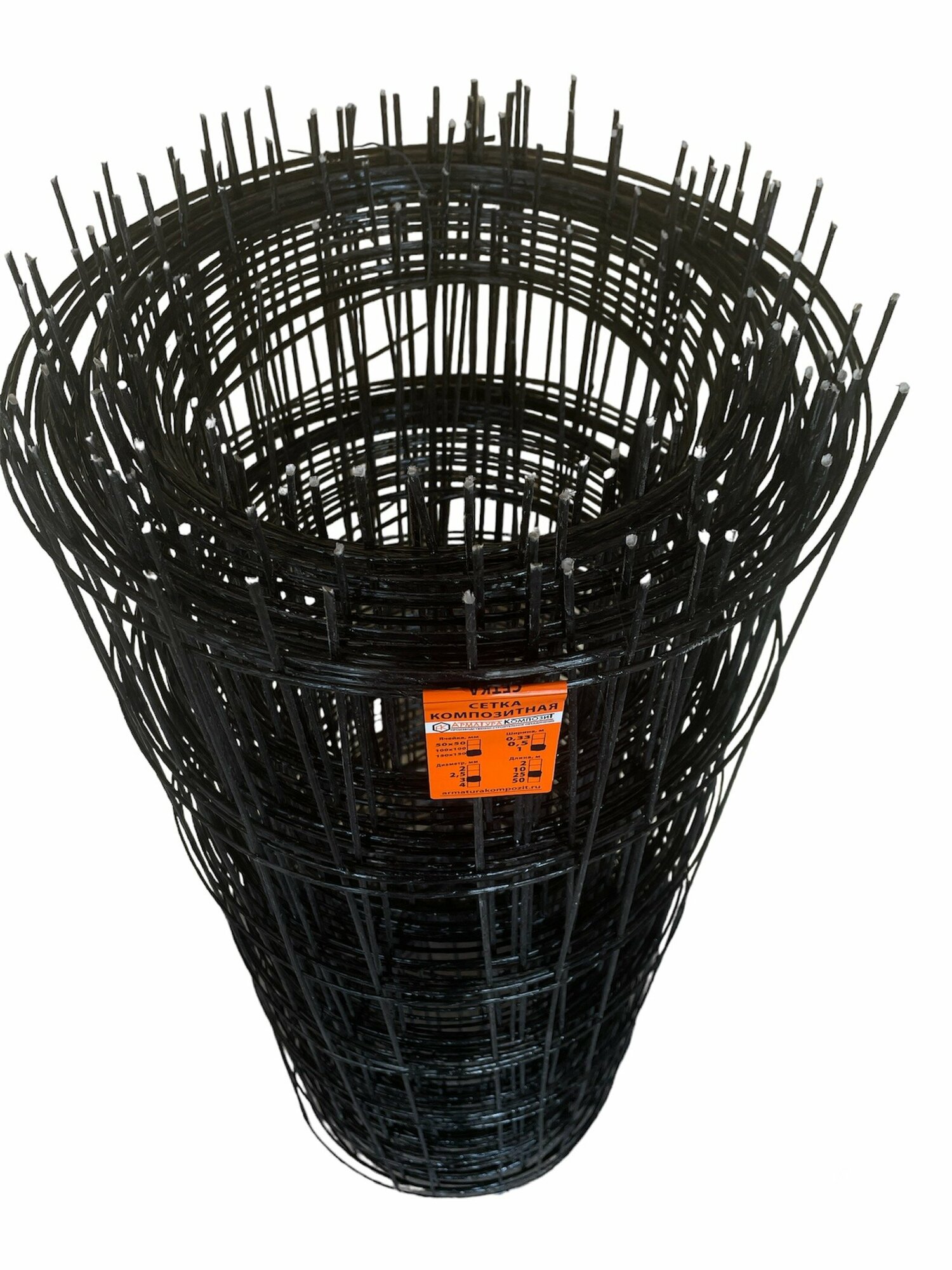 Сетка строительная 3*150*150мм 1*25м рулон (25м2) стеклопластиковая композитная Арматура Композит - фотография № 3