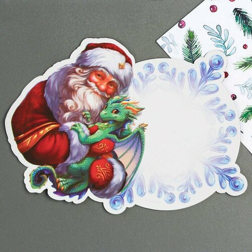 Магнитная доска для записей с фломастером Дед мороз 155 х 15 см 379₽