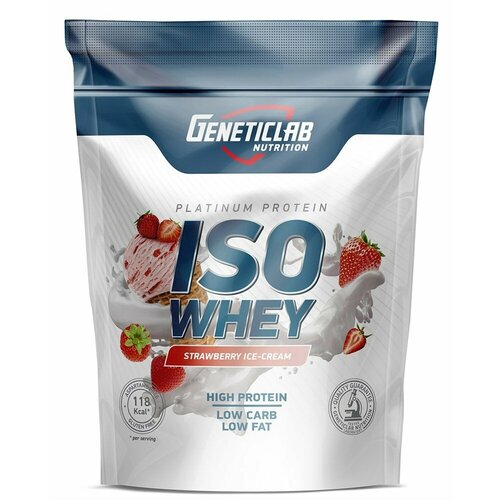 GeneticLab Nutrition ISO Whey (1000г) Ванильное мороженное geneticlab nutrition whey pro 1000г кокос