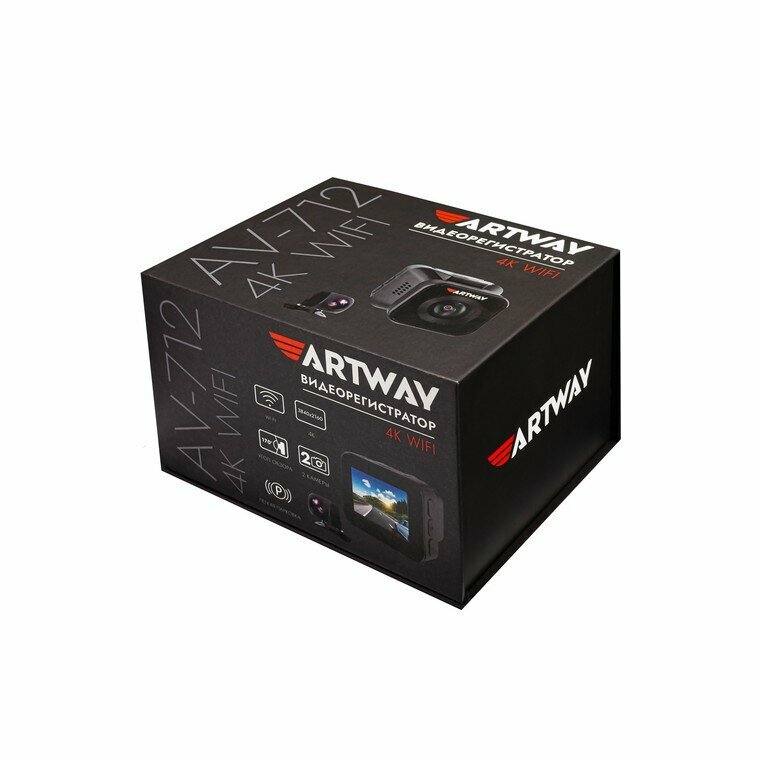 Видеорегистратор Artway AV-712 4K WI-FI GPS