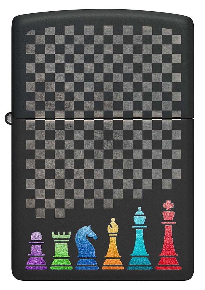  бензиновая зажигалка ZIPPO Classic 48662 Chess Pieces с .