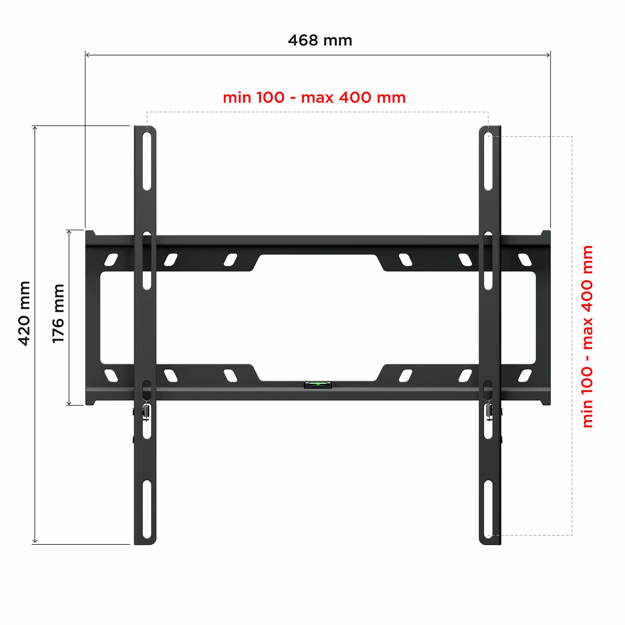 HOLDER кронштейн для ТВ 32″ – 55″ фиксированный LCD-F4614 черный