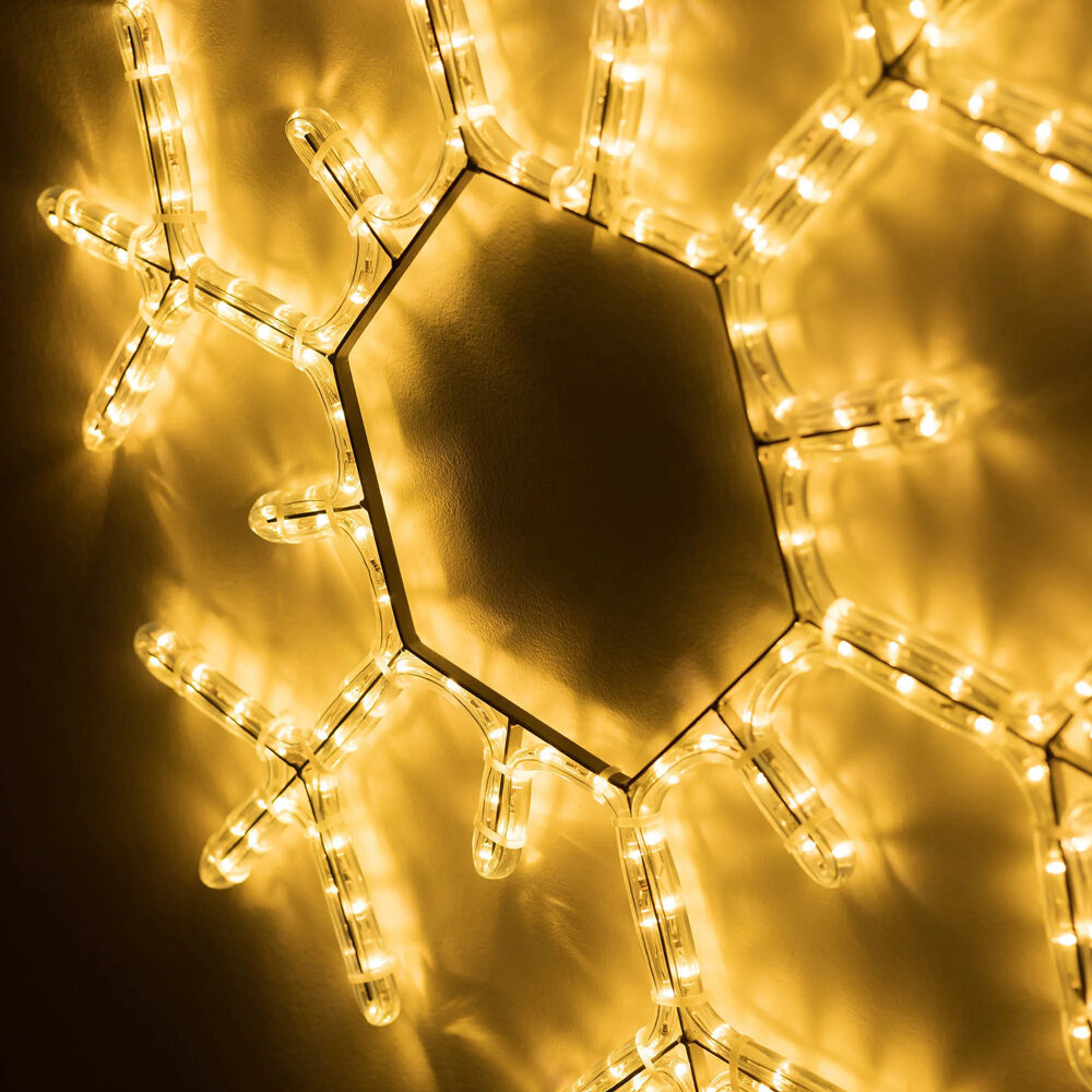 Светодиодная фигура Снежинка теплый свет Ardecoled ARD-Snowflake-M5-600x600-360Led Warm (34253) - фото №3