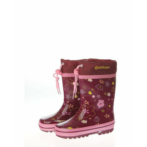 Сапоги Antilopa, размер 24, розовый, бордовый