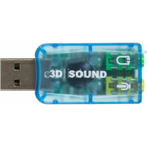 Звуковая карта USB TRUA3D, 2.0, Ret [asia usb 6c v] адаптер asia asia fp 2xusb3 0 usb front panel 2xusb3 0 ret