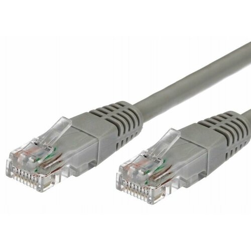 кабель компьютерный cat 5e патч корд dori utp4 литой 20м серый Патч-корд PREMIER 5-970 20.0 литой (molded), UTP, cat.5E, 20м, 4 пары, алюминий омедненный, серый