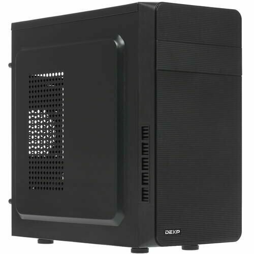 Корпус DEXP DC-201M черный, Mini-Tower, Micro-ATX, Mini-ITX, USB 2.0 Type-A