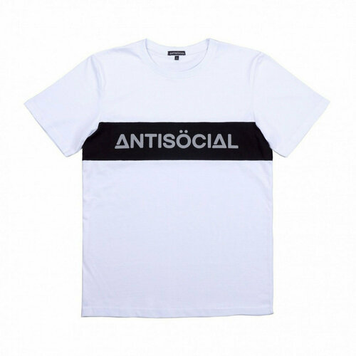 Футболка ANTISOCIAL, размер L, белый