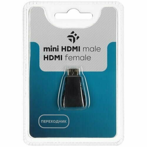 Переходник DEXP HDMI - mini HDMI розетка - вилка, 3840x2160, 60 Гц переходник dexp hdmi hdmi