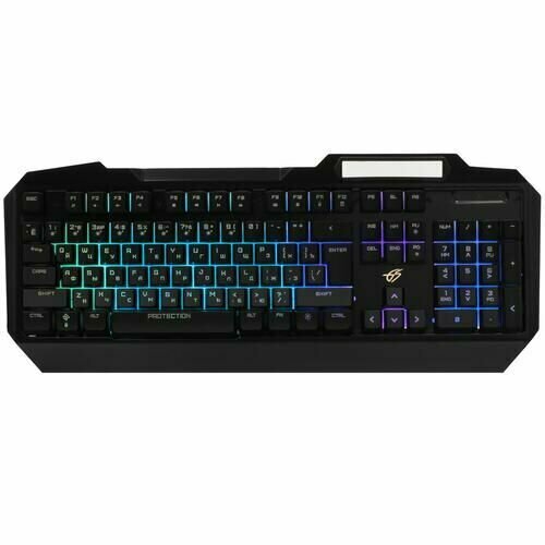 Клавиатура проводная DEXP Protection мембранная клавиш - 104 USB черная 470100₽