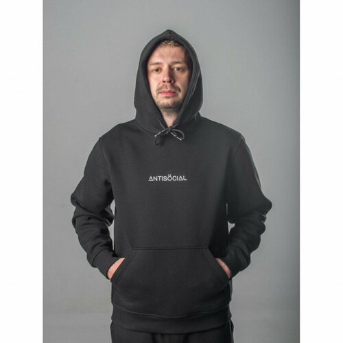 фото Толстовка antisocial, размер xl, черный