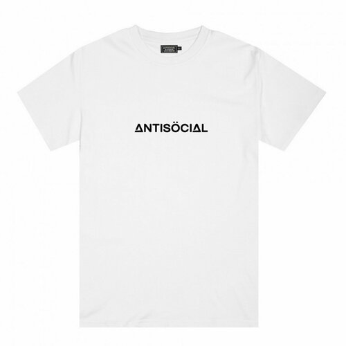 Футболка ANTISOCIAL, размер L, белый
