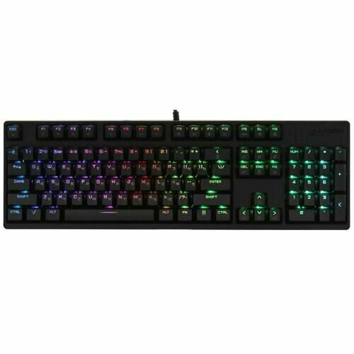 Клавиатура проводная ARDOR GAMING Immortality механическая Gateron Yellow клавиш - 104 USB черная 1138400₽