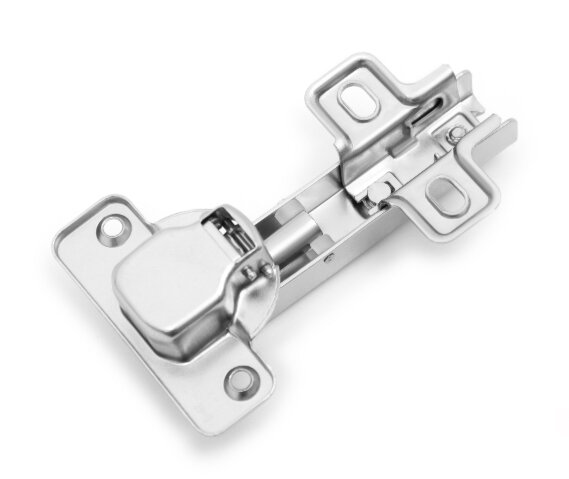 Изображение Мебельная петля Boyard под фальшпанель вкладная с доводчиком H74102/2110, 2 штуки в комплекте