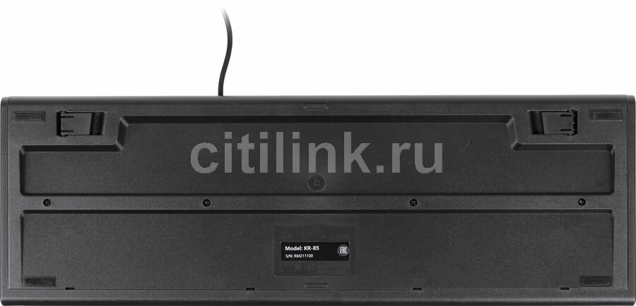 Клавиатура A4TECH KR-85, USB, черный