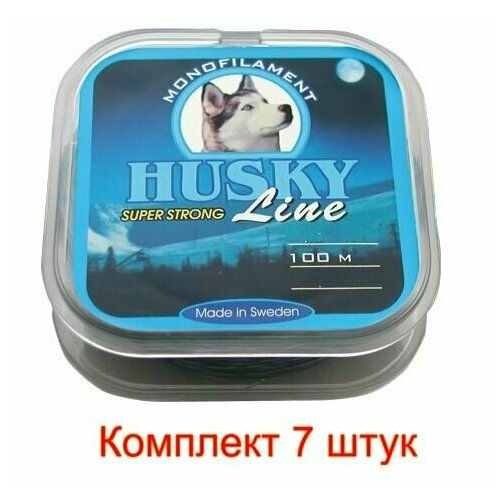 леска для рыбалки husky super strong 0 18mm 100m 7 штук Леска для рыбалки HUSKY SUPER STRONG 0,20mm 100m, 7 штук