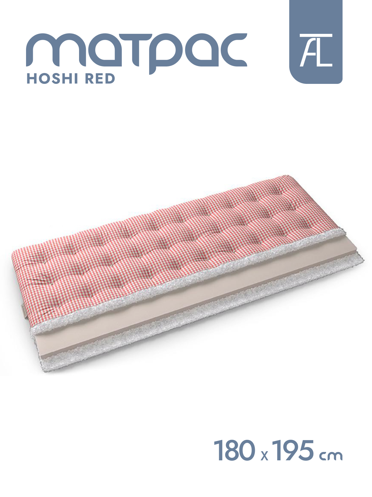 Матрас Mr.Mattress Hoshi red, 180х195 см