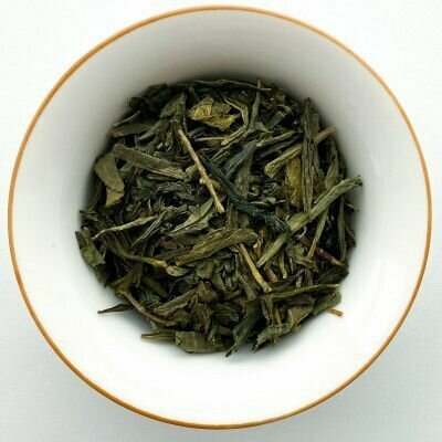 Китайский зеленый чай "Сенча" 100г. Среднелистовой рассыпной. - фотография № 10
