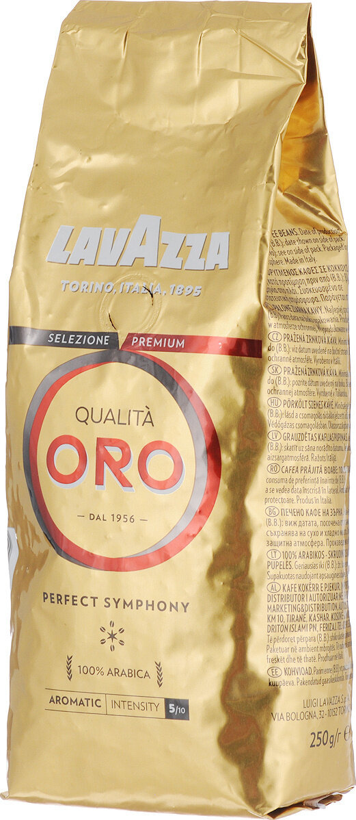 Кофе в зернах Lavazza Qualita Oro, 250 г
