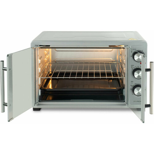 Мини-печь Hyundai MIO-HY077 серебристый 10266₽