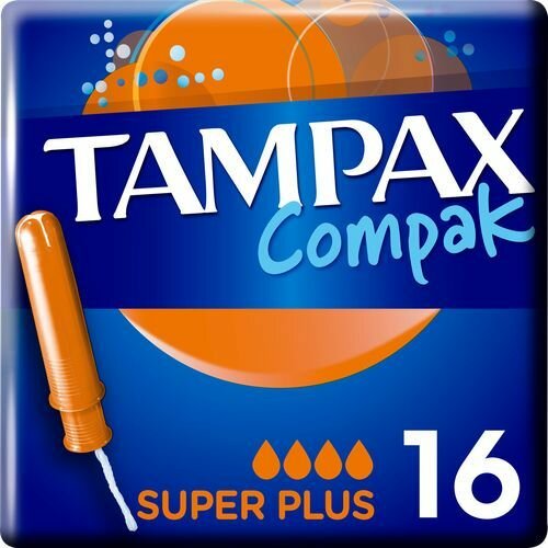 Тампоны Compak Super Plus, с аппликатором, 16 шт