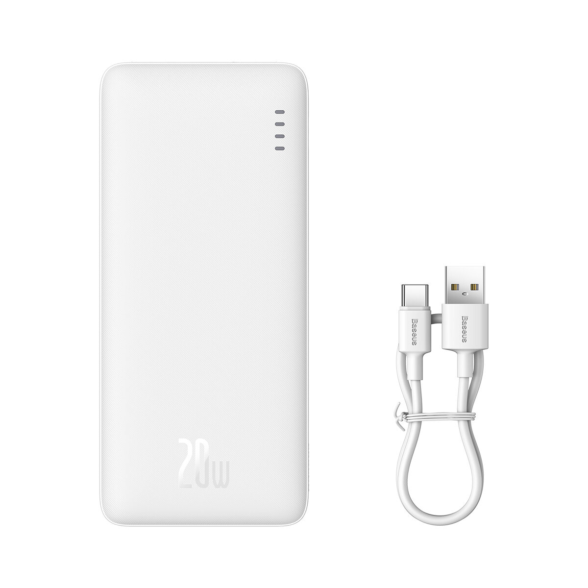 Внешний аккумулятор Baseus Airpow Fast Charge Power Bank 20W 10000mAh (PPQD090002) white