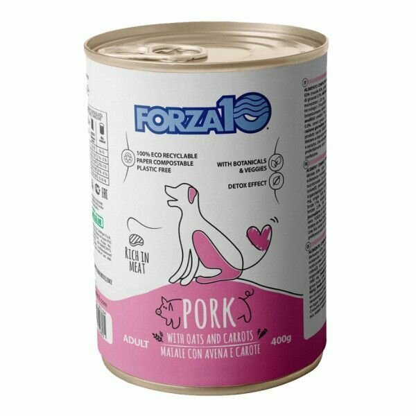 Корм из свинины с овсом и морковью Forza 10 Maintenance Pork 0,4 кг