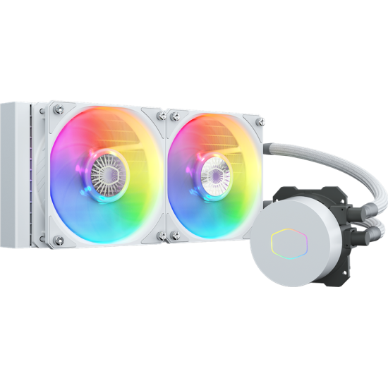 СВО для процессора Cooler Master MasterLiquid ML240L ARGB White Edition V2 MLW-D24M-A18PW-RW