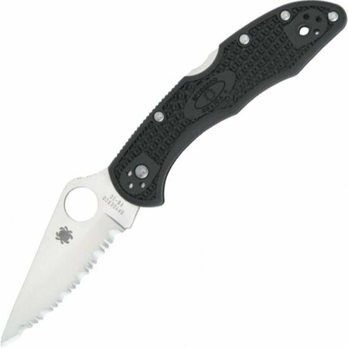 Нож складной Spyderco SC11SBK Delica 4, Serrated Blade нож складной spyderco salt 2 lc200n blade