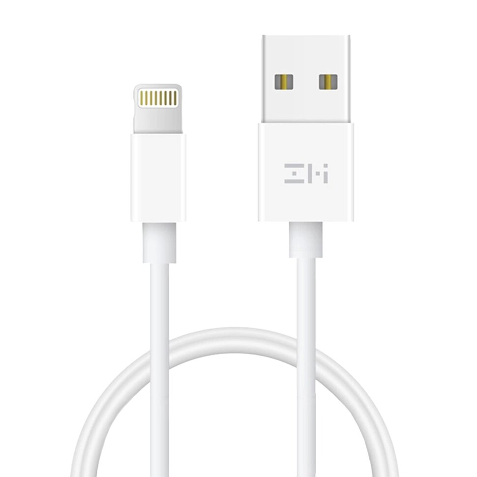 Кабель XIAOMI ZMI, USB A(m), Lightning (m), 1м, MFI, белый [al813c white] - фото №7