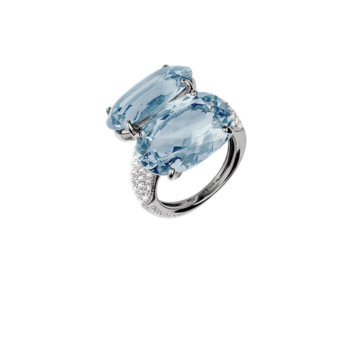 Кольцо Antonini, белое золото, 750 проба, размер 16.5