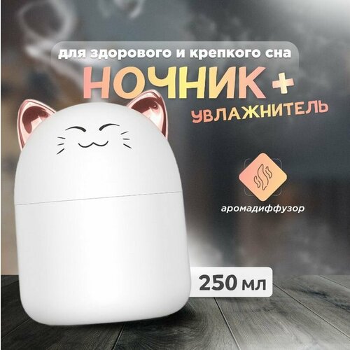 Мини увлажнитель воздуха с функцией ночника HUMIDIFIER 98900₽