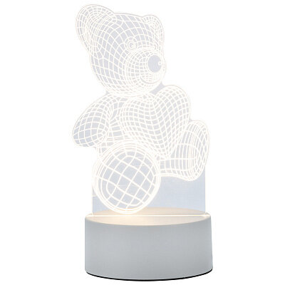 Светильник-ночник декоративный , дизайн Медвежонок. Питание от USB (шнур 1 м в комплекте) - фотография № 2
