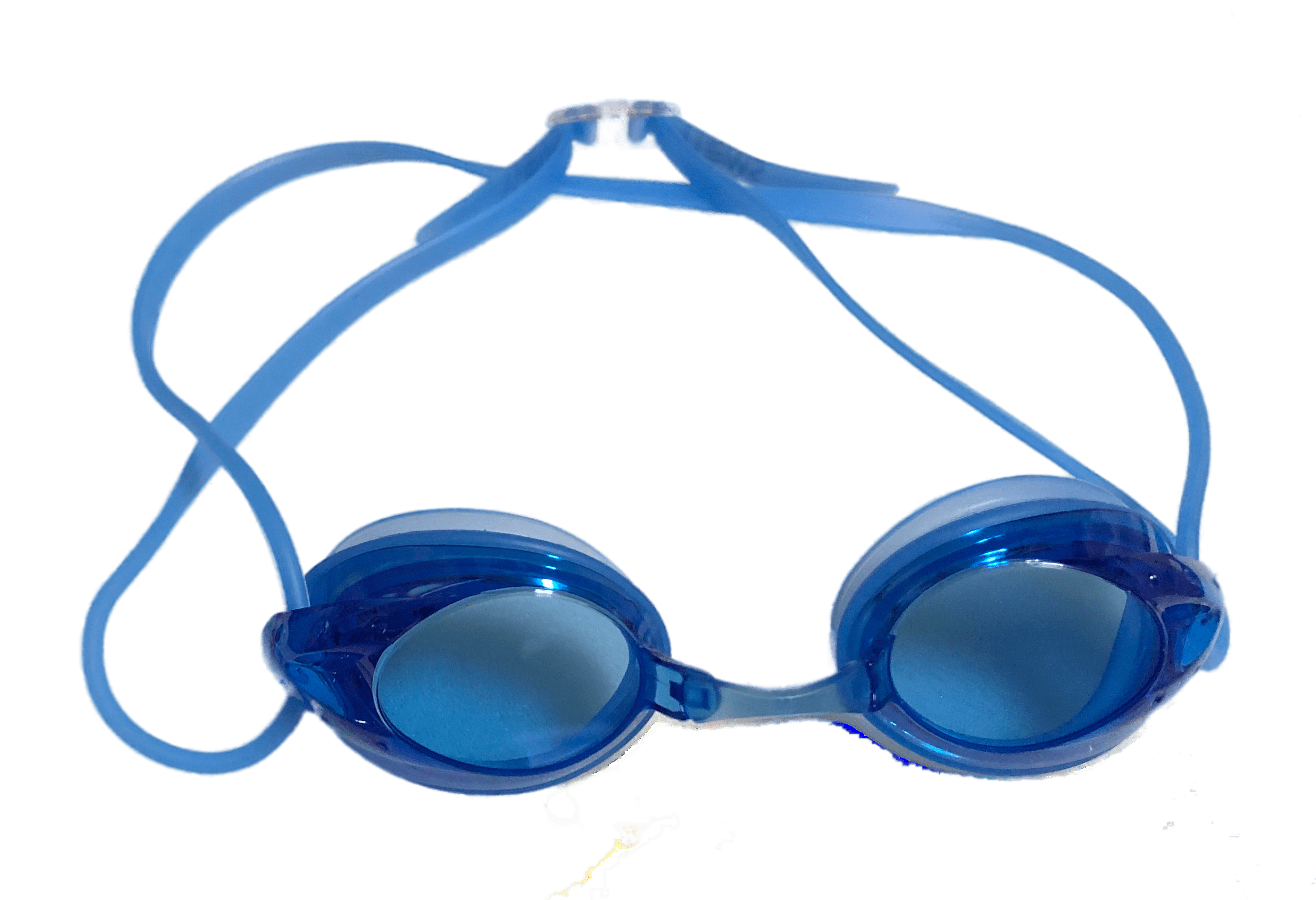 Очки SWELL силиконовые JustSWELL для плавания и синхронного плавания - голубые