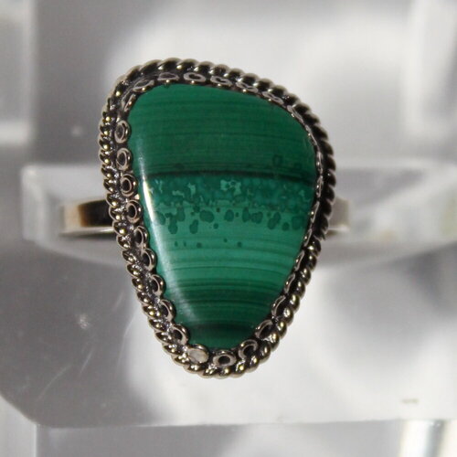 Кольцо True Stones, малахит, размер 17, зеленый