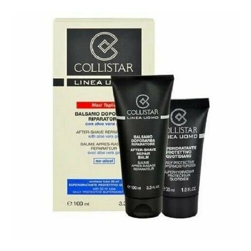 Collistar Men Linea Uomo After-Shave Repair Balm + Toning Shower Gel набор (бальзам после бритья 100 мл + гель для душа 30 мл)