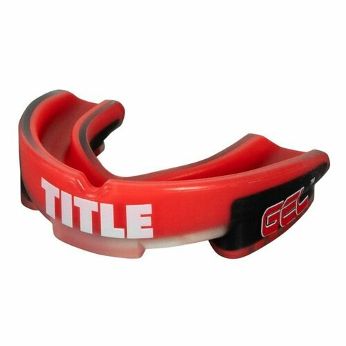 Капа боксерская TITLE Gel Triple-Shox Mouthguard 2.0, красная