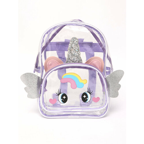 Рюкзак дошкольный PIFPAF KIDS, прозрачный - Единорог