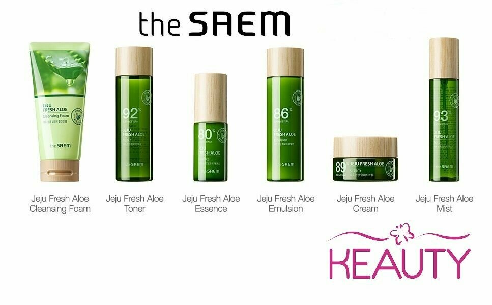 Эмульсия для лица увлажняющая с алоэ The Saem Jeju Fresh Aloe Emulsion I 155 мл - фото №13