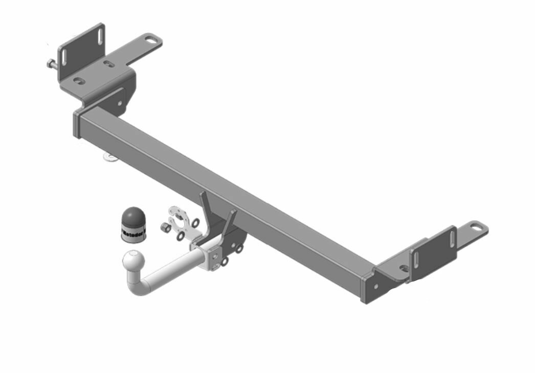 95004-A Фаркоп Motodor Lexus RX (кроме версии Long) с 2016 г (оцинк. Шар) (без электрики)