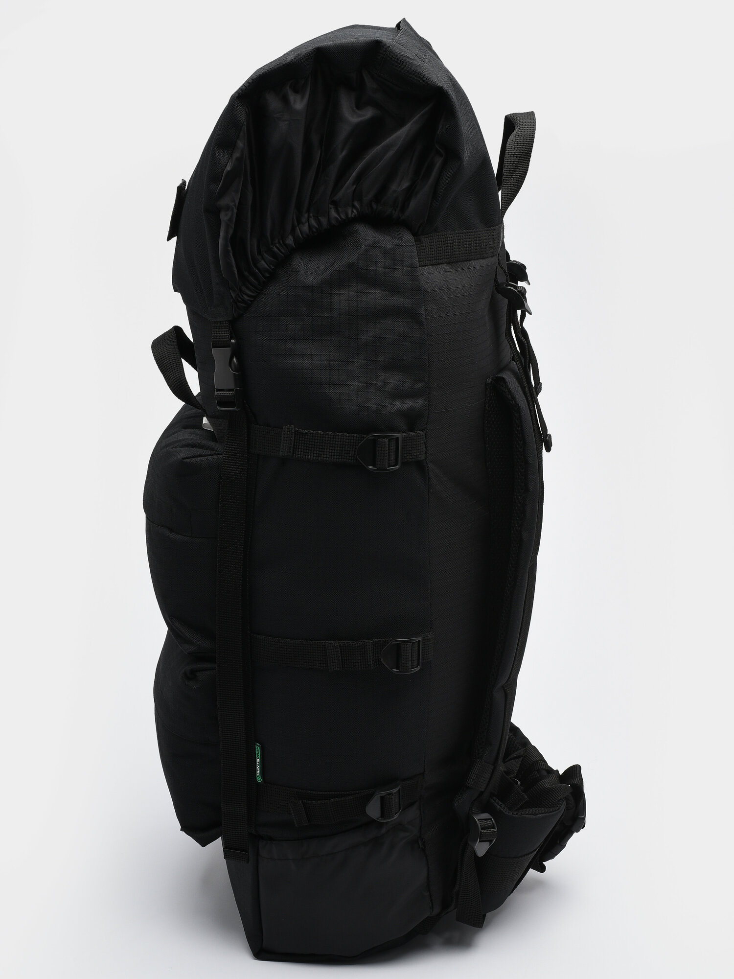 Рюкзак туристический, тактический Huntsman Пикбастон охотничий, походный, военный 100 л, ткань Оксфорд рипстоп, цвет черный