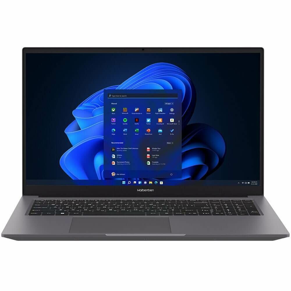 Ноутбук MAIBENBEN P727 P7272SB0LGRE0 (17.3", Core i7 12650H, 8Gb/ SSD 512Gb, UHD Graphics) Серый - фото №3