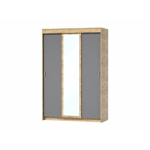 Кэт-7 арт. 015 Шкаф-Купе (Крафт золотой / Графит)