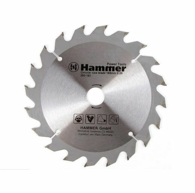 Пильный диск Hammer Flex 205-103 CSB WD 160х20 мм - фотография № 17