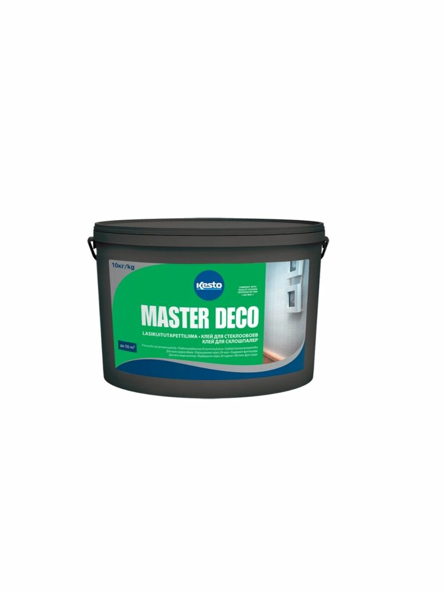 Клей для стеклообоев и стеклохолстов Kesto Master Deco 10 л 10 кг