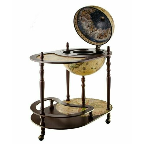 Глобус-бар со столиком, сфера 40 см, Ptolemaeus CG40004N